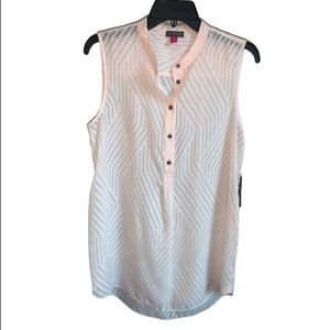 NWT Vince Camuto Sheer Blouse